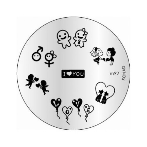 Stamping Plocica Konad M92